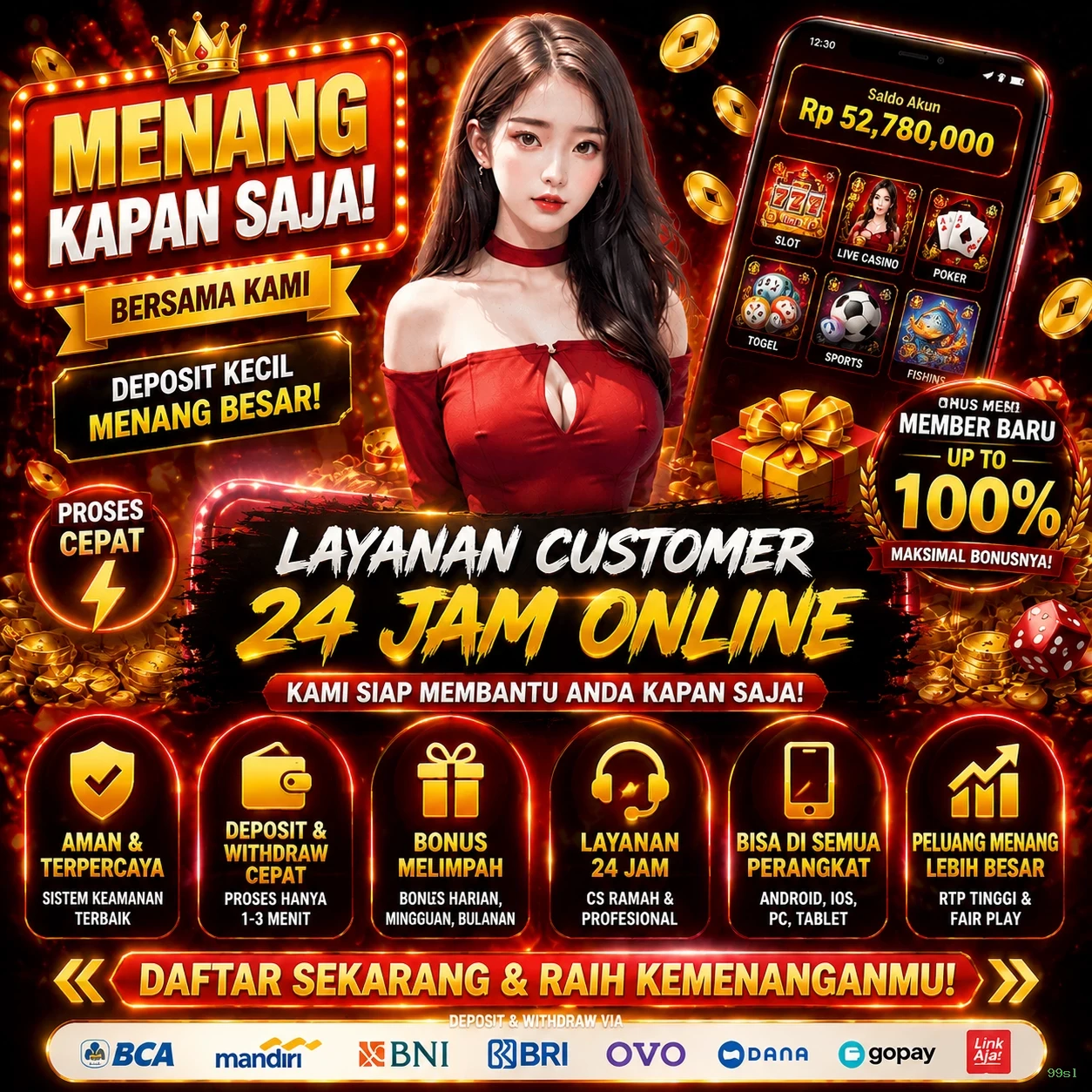 99sl Bonus Menarik